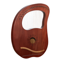 Wholesale 19-String Lyre Musical Instruments Different Shapes Wooden Material Online Selling Music Instrument Accessories