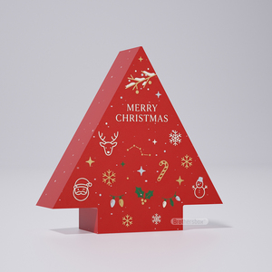 Boîte-cadeau de calendrier de l'avent de luxe en <span class=keywords><strong>carton</strong></span> personnalisé en forme <span class=keywords><strong>d</strong></span>'arbre de Noël <span class=keywords><strong>pour</strong></span> l'<span class=keywords><strong>emballage</strong></span> de bijoux - Product Image 4