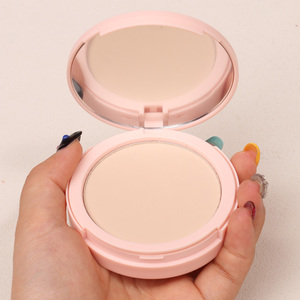 Maquillaje personalizado de alta calidad, polvo prensado rosa, Etiqueta Privada, Control de aceite, polvo facial de ajuste mate - Product Image 1