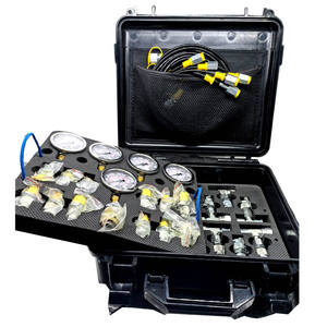 Kit de Teste de Pressão Hidráulica HUBEN, Conjunto de Testador de Manômetro de Pressão Hidráulica para Escavadora - Product Image 4