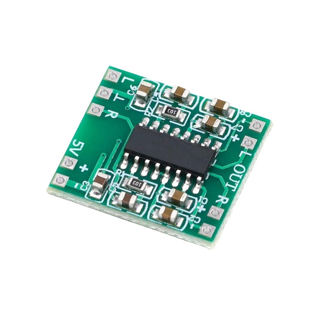 Dual Channel Super Mini Digital Power Amplifier Module PAM8403 Class D Stereo Audio Amplifier 5V Power Supply Contact Mounting