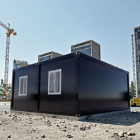 Garage préfabriqué sur mesure avec portes à double volet roulant, bâtiment de stockage de voitures modulaire en acier portable