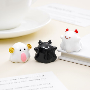Poupée <span class=keywords><strong>diable</strong></span> miniature KI yuewu pour Halloween, accessoires décoratifs mignons à faire soi-même, mini bibelot de voiture ou de bureau - Product Image 4