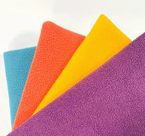 قماش محبوك على شكل قشور سمك 32S قطن صوف منسوج صبغ نمط أولاد بنات سترة أو بدلة بيسبول معطف قماش صوف - Product Image 3