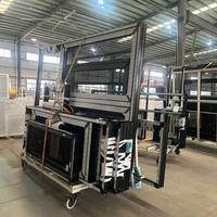 Puerta Corredera Insonorizada para Balcón y Patio, Personalizada según Norma AS2047 de Singapur, de Aluminio y Vidrio Negro Horizontal, Ahorradora de Energía