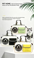 Sac à dos portable pour chat et chien en tissu Oxford, fermeture éclair, transport à la main, durable, respirant, grande taille, vente chaude