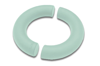 CZFIT Anneau en silicone nouvelle génération pour usage domestique, entraînement de force en salle de sport, yoga, anneau lesté, anneau d'exercice semi-circulaire, anneau de puissance unisexe