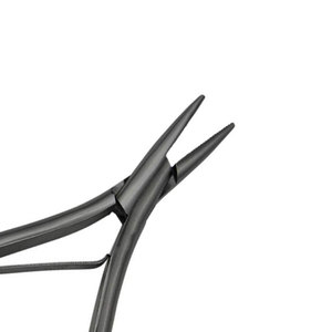 Pinzas Profesionales para Extensiones de Cabello de Acero Inoxidable con Logotipo Personalizado, Pinzas de Alta Calidad para Extensiones de Cabello - Product Image 3