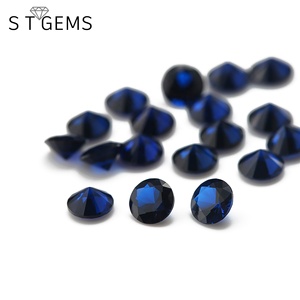 ST Gems ไฟสีฟ้า <span class=keywords><strong>Spinel</strong></span> 114 # พลอยสีน้ำเงินห้องปฏิบัติการทรงกลมไพลินสังเคราะห์ <span class=keywords><strong>Spinel</strong></span> - Product Image 5