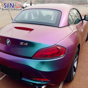 <span class=keywords><strong>CV</strong></span>-06 Caméléon <span class=keywords><strong>Bleu</strong></span> Brillant à Violet Récupérable Voiture Et Vélo Wrap Vinyle Véhicule Conception Couverture Film D'emballage - Product Image 3