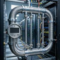 Tuyau flexible métallique double tressé sur mesure en SS316L, 5 pouces, fileté BSP PN16, pour usine pharmaceutique, directement de l'usine