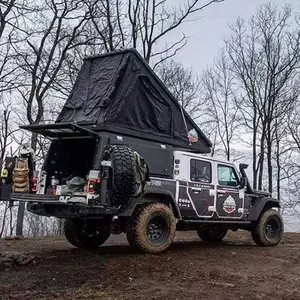 Penutup truk Pickup, kanopi SUV-cab Camper tenda atap atas aluminium, kanopi atas keras