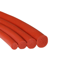 Bande d'étanchéité carrée en mousse de silicone extrudée, résistante aux hautes températures, écologique, avec service de découpe