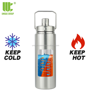 Custom Fietsen/Fietsen/Wandelen Gym Waterfles Magneet Deksel Brede Mond Dubbele Wand Roestvrij Staal Geïsoleerde Vacuüm Thermische Thermos - Product Image 2