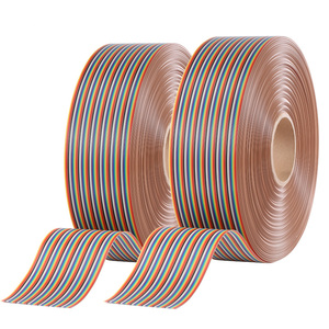 Rainbow Idc Flat <b>Data</b> <b>Cable</b> Flexible 16pin 1.27 2.54 Idc <b>Cable</b> Assembly - Product Image 2