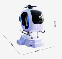 Machine à jetons de jeu d'équipement simulé d'intérieur de machine populaire d'avions de VR pour des Offre Spéciale