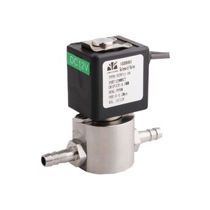 Yongchuang Solenoid Valve YCFP11 04 Stainless Steel 1/4 In Port DC 12V For Water Media Control - Product Image 1