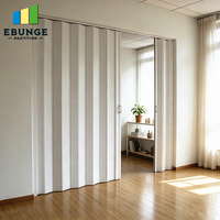 Paravent accordéon en aluminium, cloison pliante rétractable pour un espace intérieur flexible