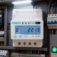 Pemantauan Beban AC Modbus RS485 Submeter DIN-rail Nirkabel Meter Energi WiFi Fase Tunggal untuk apartemen dan rumah.