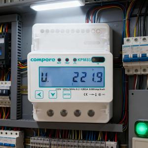 Medidor de Energía WiFi Monofásico Inalámbrico con Modbus RS485 para Riel DIN, para Monitoreo de Carga de CA en Apartamentos y Casas - Product Image 3