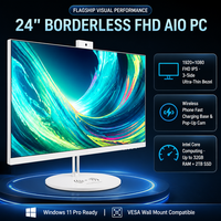 Computadora de Escritorio Todo en Uno Intel Core I3 I5 I7 Configurable DDR4 8GB 32GB SSD 128GB 2TB Windows 11 FHD 1920x1080 para Negocios