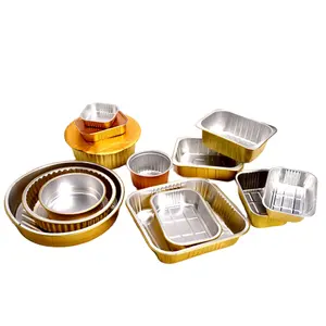 ALLWIN Vente en gros Récipient en feuille d'aluminium Smoothwall Tin Foil Casseroles Tray Heart Shape Aluminum Foil Baking Aluminium PET 100ml Cup