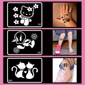 Plantilla de tatuaje temporal de <span class=keywords><strong>imagen</strong></span> pequeña Popular papel de plantilla de pintura corporal <span class=keywords><strong>para</strong></span> tatuaje de Henna - Product Image 4