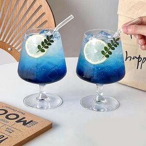 Verre à liqueur, cognac, whisky, cocktail, bière, à pied, transparent, fait main, pour mariage, fête, bar, cadeau - Product Image 2