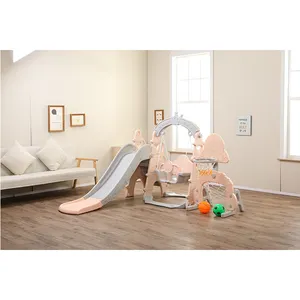 Top vente Longue Château En Plastique Enfants Toboggan