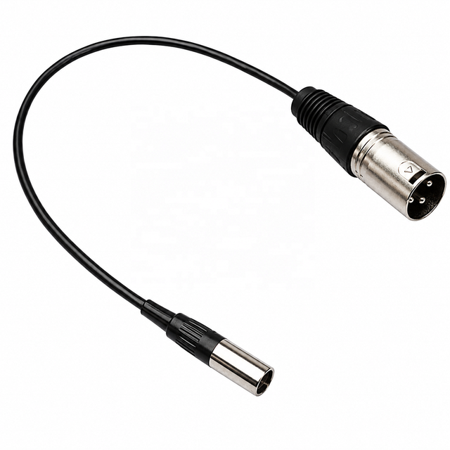3 Pin Male to 3 Pin Male XLR Mini Plug Audio Cable XLR Male to Mini XLR Male Audio Cable Connector Microphone Cable