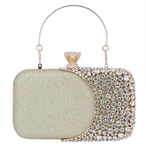 Elegante Bolso de Noche con Pedrería para Mujer, Bolso de Mano de Lujo con Cristales Brillantes, Bolsos de Mano para Mujer - Product Image 1