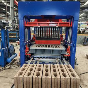 Máquina para Fabricar Bloques de Hormigón QT4-15, para Ladrillos de 4, 6 y 8 Pulgadas, Maquinaria Automática para Bloques de Estructura Sólida y Fina - Product Image 3