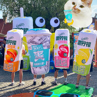 Lata de Bebida Energética Inflable Gigante Personalizada Directo de Fábrica, de Tela Oxford Resistente al Agua, para Decoración de Eventos Publicitarios al Aire Libre