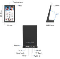 Tablette Android 8 pouces RK3566 avec écran tactile capacitif en forme de L, évaluateur de commentaires clients, borne de commande de restaurant, kiosque de commande automatique