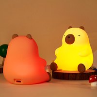 Veilleuse LED en silicone pour enfants et bébés, douce au toucher, à intensité variable, idéale pour la chambre d'enfant, cadeau de sommeil