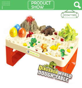 ชุดโต๊ะเล่นดินน้ำมันไดโนเสาร์ 17 ชิ้น พร้อมไฟและเสียงเพลง เป็นมิตรกับสิ่งแวดล้อม - Product Image 2