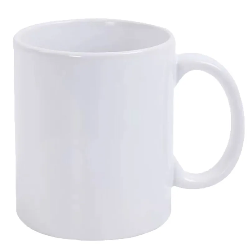 tazas de sublimation wholesale 11oz white sublimation mugs golden cup ceramic mugs logo customized chinese pottery printed cups