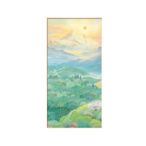 Landscape Painting Oil <b>Canvas</b> Abstract Mountain Scene Contemporary Art Wall Decor Single <b>Frame</b> Aluminum Alloy <b>Frame</b> - Product Image 5