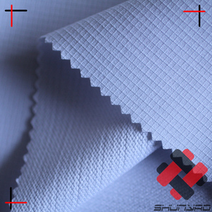 Stile Ripstop 9% elastan poliestere Spandex tessuto <span class=keywords><strong>bianco</strong></span> 4-way elasticizzato per indumento - Product Image 3