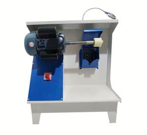 Machine à polir les chaussures électrique à tête unique avec aspiration des poussières pour l'industrie de la fabrication de chaussures en cuir - Product Image 1