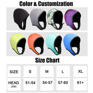 Gorro de Buceo de Neopreno de 2.5MM, Unisex, para Buceo, Snorkel y Natación, Protección Térmica para los Oídos, Resistente al Viento, con Velcro Ajustable - Product Image 2