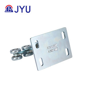 Hardware <span class=keywords><strong>de</strong></span> puerta <span class=keywords><strong>de</strong></span> alta resistencia, placa <span class=keywords><strong>de</strong></span> fijación <span class=keywords><strong>de</strong></span> rodillo <span class=keywords><strong>de</strong></span> rueda <span class=keywords><strong>de</strong></span> puerta corredera en voladizo para almacén, fábrica, Villa, escuela - Product Image 4
