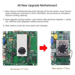 XCY <span class=keywords><strong>Core</strong></span> I5 4200U barebone pc PC BT WIFI Mini computadora micro ssd Desktop HTPC, pc sin ventilador Multi-función de ordenador - Product Image 4