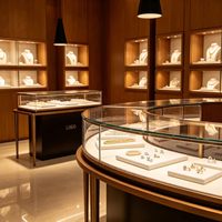 GZowin Schmuck-Vitrine LED-Beleuchtung Umweltfreundlich Recycelbar Wasserdicht Anpassbar Tragbar Leichtgewichtig