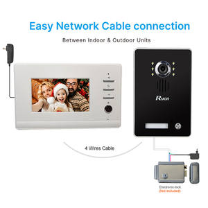 Timbre de vídeo con pantalla de 4,3 pulgadas, cámara de vídeo HD, teléfono de puerta, nuevo diseño - Product Image 1