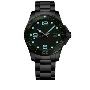 Durable Mechanical Watch with Rotating Bezel and Luminous Hands for Everyday and Outdoor Wear Longinesing - Product Image 4