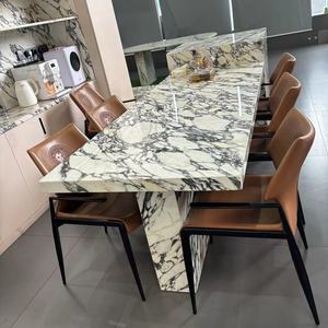 Losas de Calcita Calacatta <span class=keywords><strong>Viola</strong></span> Púrpura, Pulimentadas, Impermeables, de Estilo Italiano Moderno y Lujoso, para Mesas de Sala de Estar con Diseño Gráfico - Product Image 5