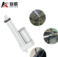 Aktuator Listrik 24v Heavy Duty 600mm Naik Turun, Aktuator Linear Pengangkat 500mm 100mm IP65 Tahan Air untuk Jendela DC 1000n 12v /24v