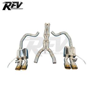 Silenciador de Escape con Válvula de Acero Inoxidable Pulido Tipo Espejo REV para Chevrolet <span class=keywords><strong>Corvette</strong></span> <span class=keywords><strong>C7</strong></span> Stingray/Z06/Z51/<span class=keywords><strong>ZR1</strong></span> 6.2L 2014- - Product Image 1