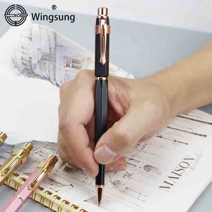 Tinta Botol Kaligrafi Tiongkok Ujung Miring Pena Logam